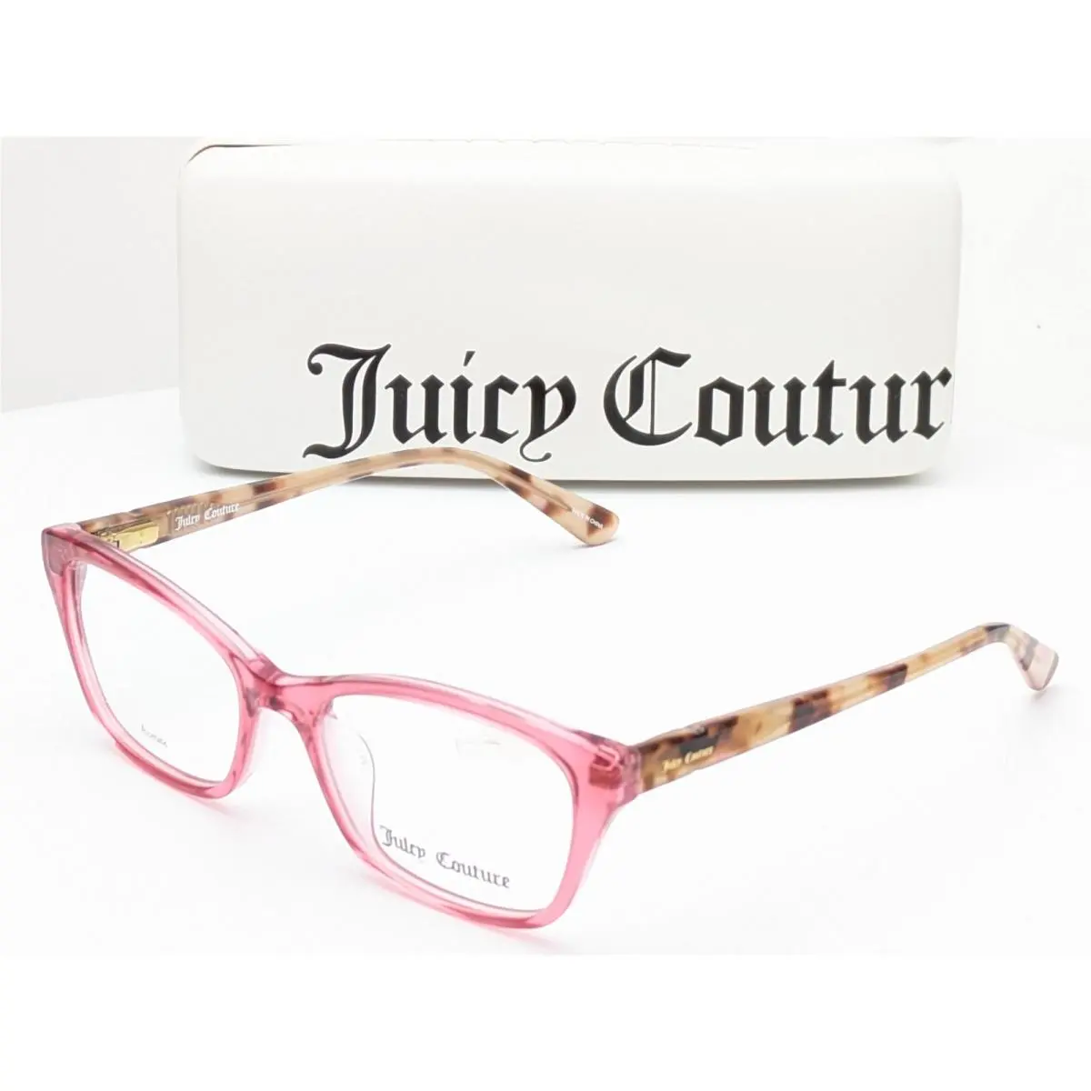 Juicy Couture JU 938 35J Rectangle Pink Havana Women’s Eyeglass Frames 47-16-130