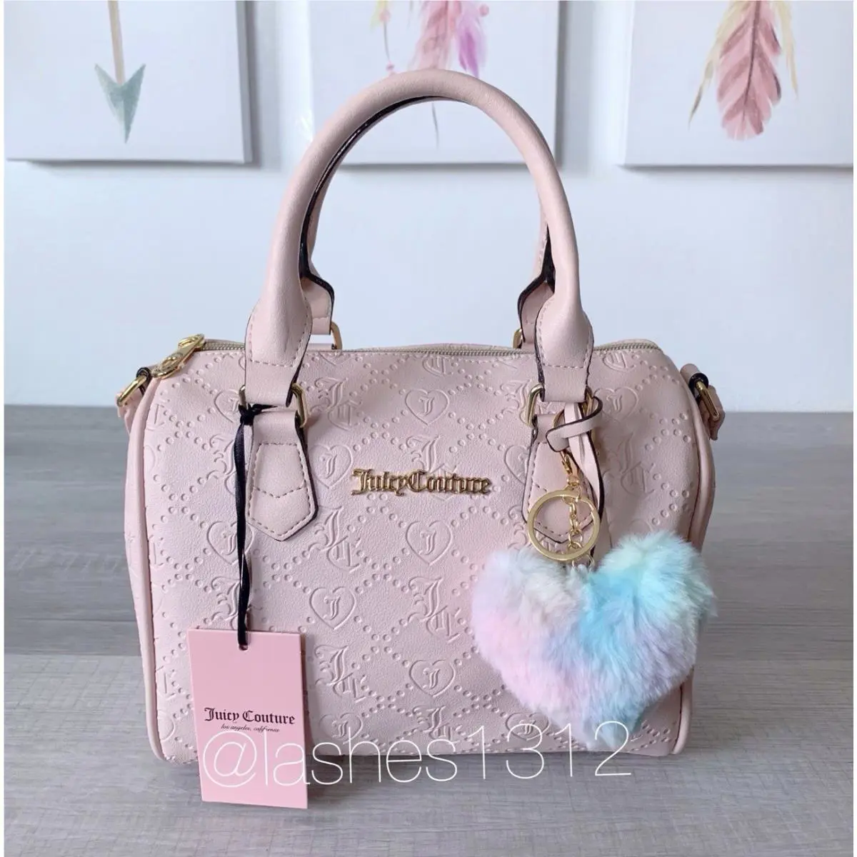 Juicy Couture Bag Fame Satchel - Soft Pink