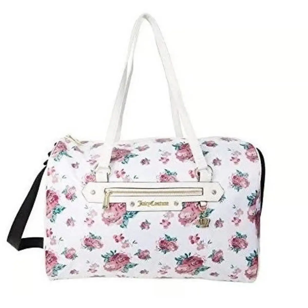 Juicy Couture X3902 White Vintage Rose Travel Duffel