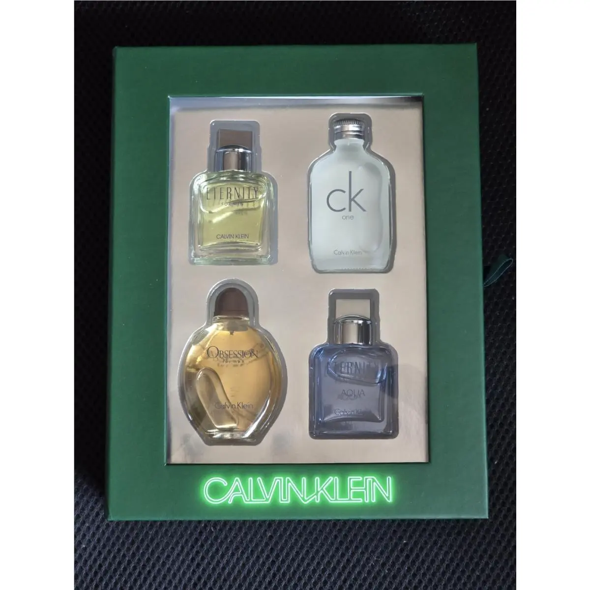 Calvin Klein Gift Set of 4 For Men Contains:eternity Edt 15mlEternity Aqua For