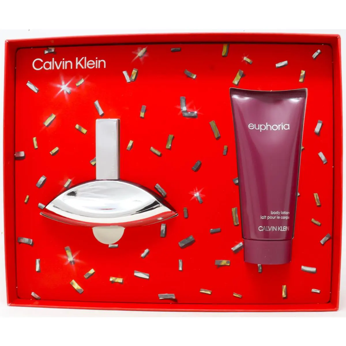 Calvin Klein Euphoria 2pc Gift Set For Women50ml Edp + 100ml Body Lotion