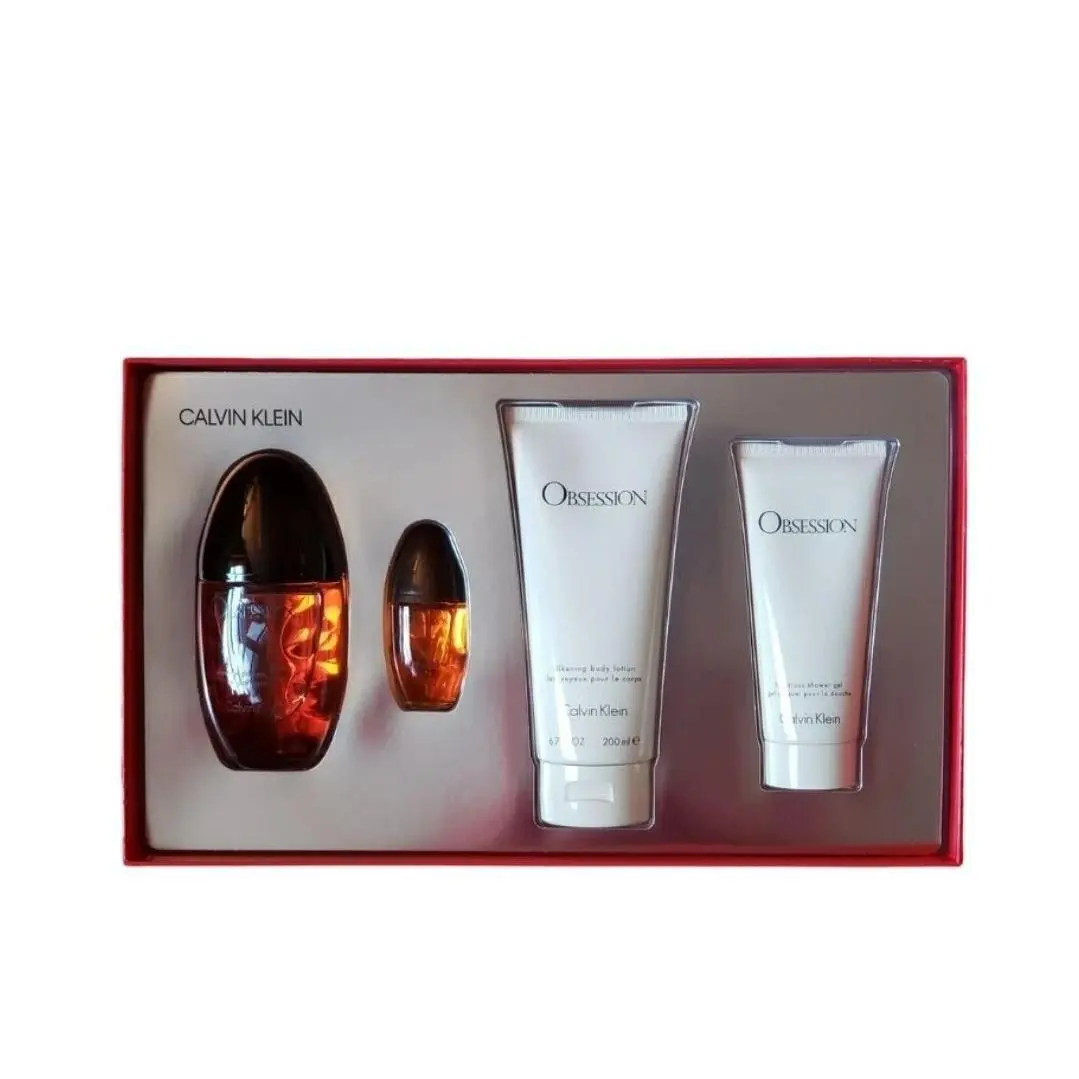 Calvin Klein Obsession For Women Gift Set Contains:edp Spray 3.3