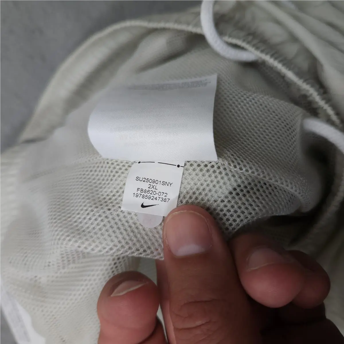 Nike clothing - Nike Solo Swoosh - Solo Swoosh - FB8620-072 - Beige 8