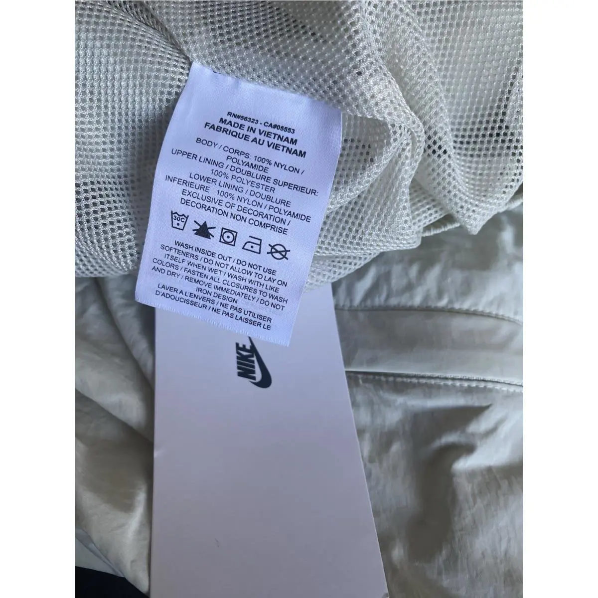 Nike clothing - Nike Solo Swoosh - Solo Swoosh - FB8620-072 - Light Bone (UPC: 197859230273) 1