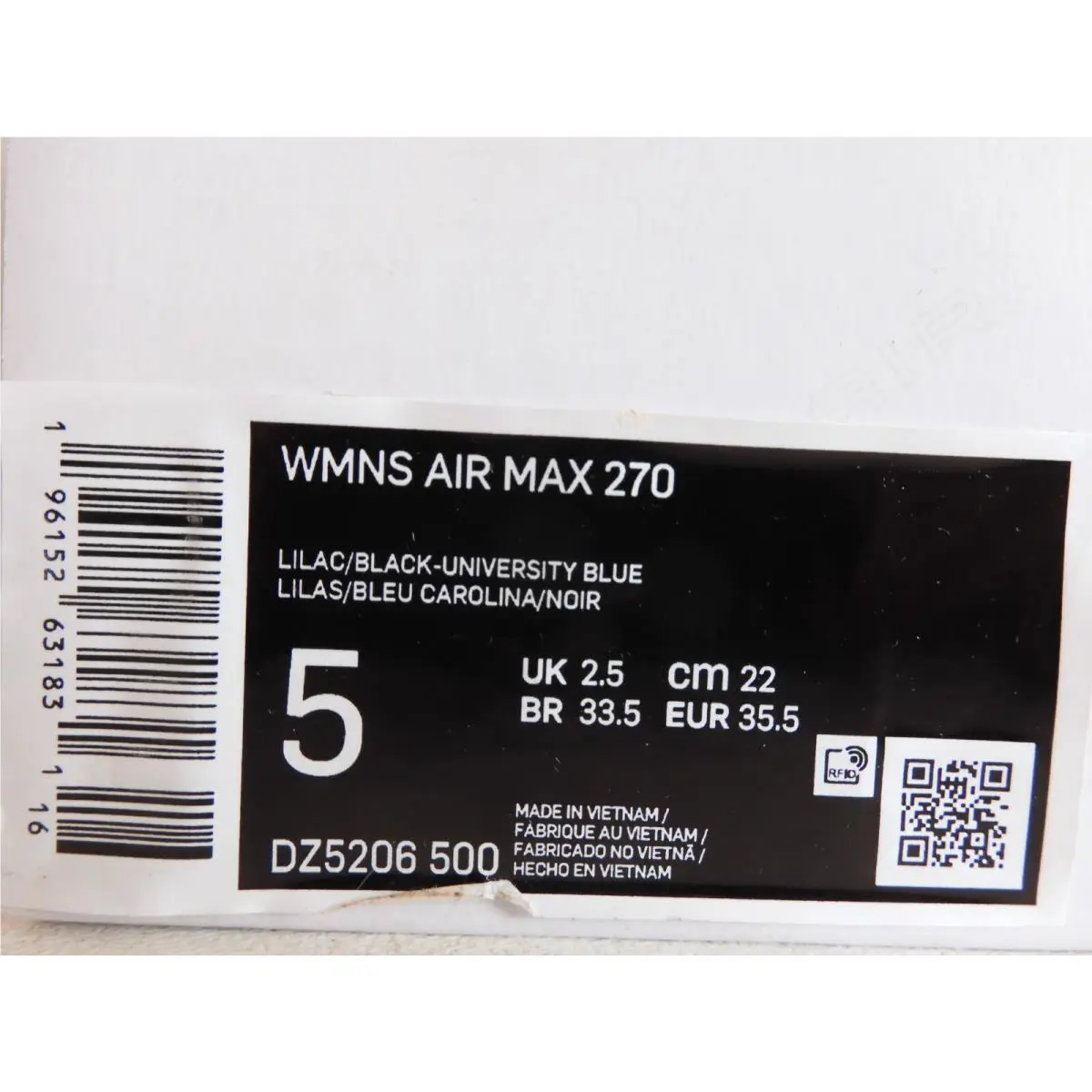 Nike shoes - Nike Air Max 270 - Air Max - DZ5206-500 - Purple (UPC: 196152631831) 3