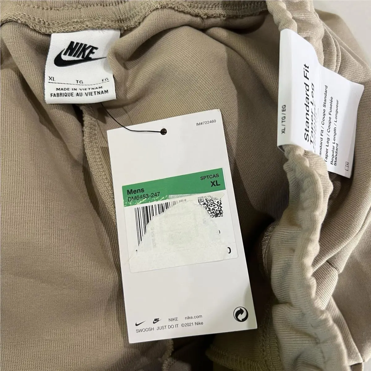 Nike clothing - Nike Sportswear Tech Fleece - Sportswear Tech Fleece - DM6453247 - Beige (UPC: 196154927246) 2