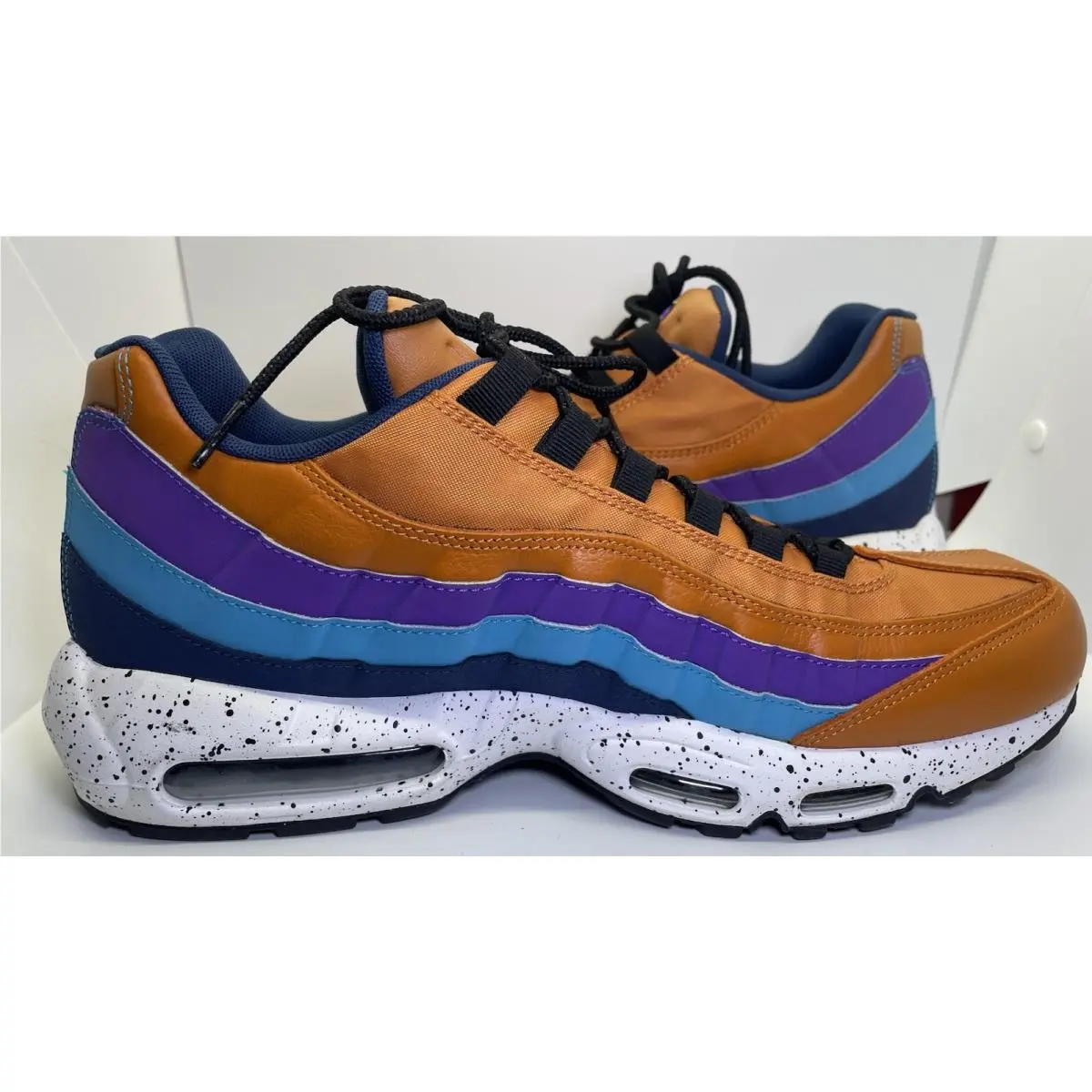 Nike shoes - Nike Air Max 95 - Air Max - 538416-800 - Orange, way: Monarch, Light Blue Fury, Midnight Navy, Hyper Grape (UPC: 0888412994267) 4
