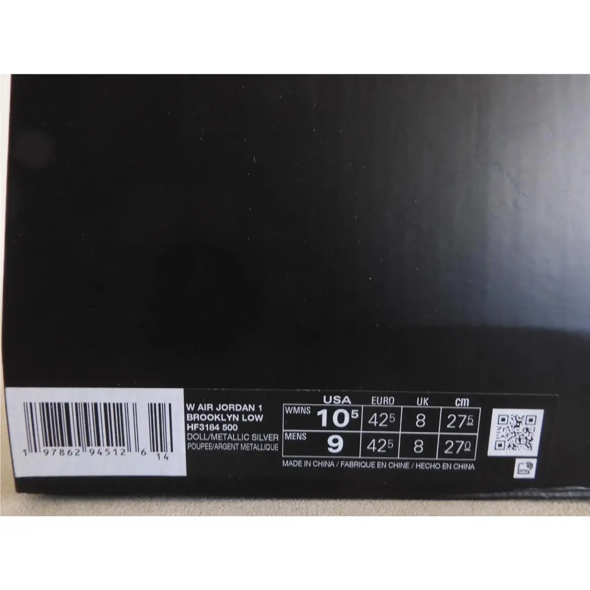 Nike shoes - Air Jordan 1 - Air - HF3184-500 - Pink (UPC: 197862945126) 6