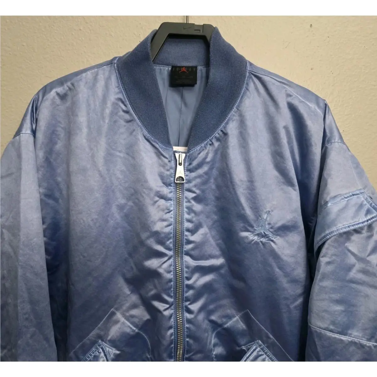 Nike clothing - Nike Air Jordan Essentials Renegade Bomber Jacket - FN6543-436 - Blue (UPC: 196976126292) 0