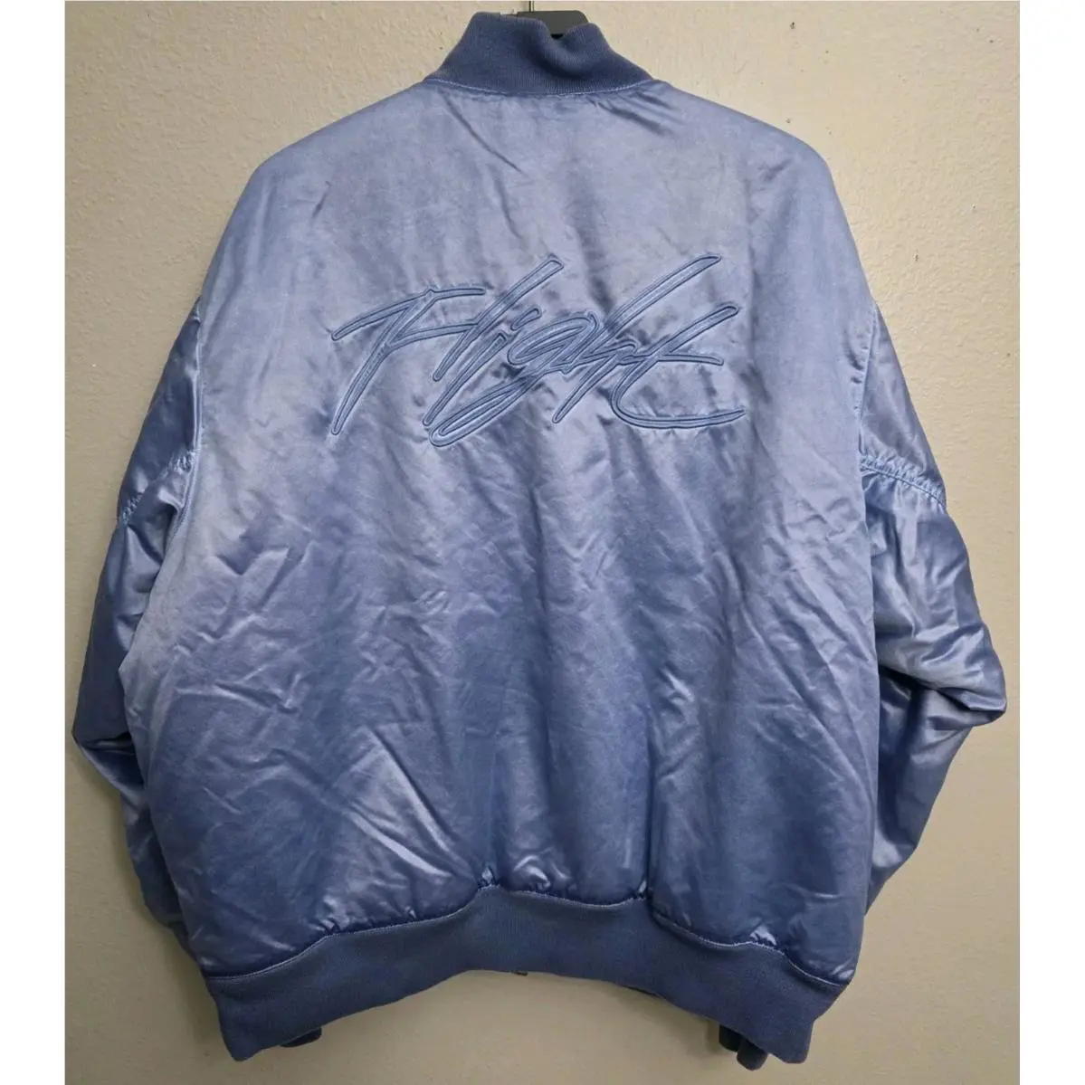 Nike clothing - Nike Air Jordan Essentials Renegade Bomber Jacket - FN6543-436 - Blue (UPC: 196976126292) 2