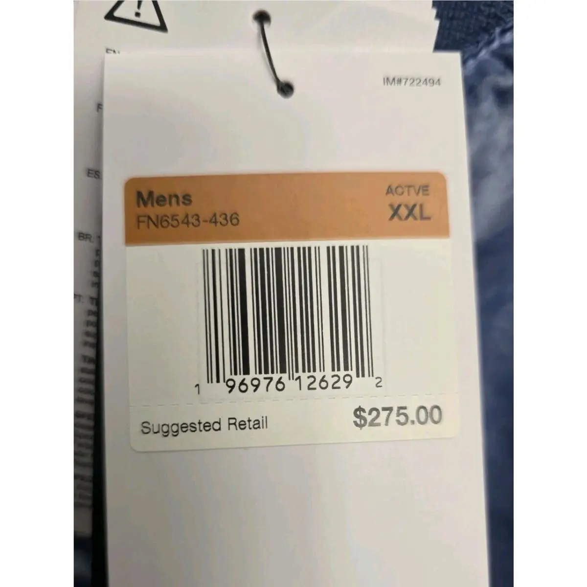 Nike clothing - Nike Air Jordan Essentials Renegade Bomber Jacket - FN6543-436 - Blue (UPC: 196976126292) 6