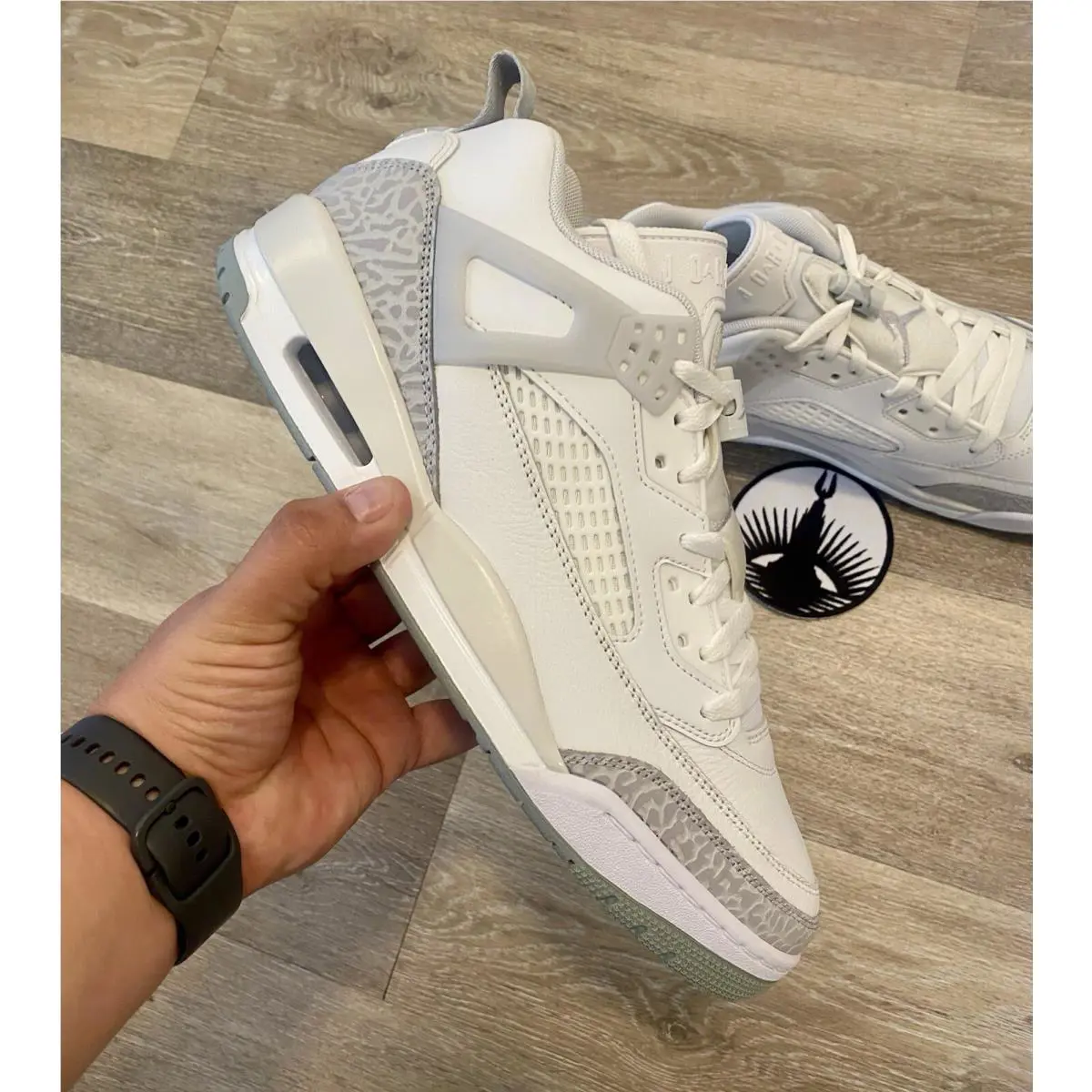 Nike shoes - Air Jordan Spizike - Air Spizike - HQ3602-121 - Summit White/Photon Duat/Phantom/Metallic Silver (UPC: 197601907507) 8