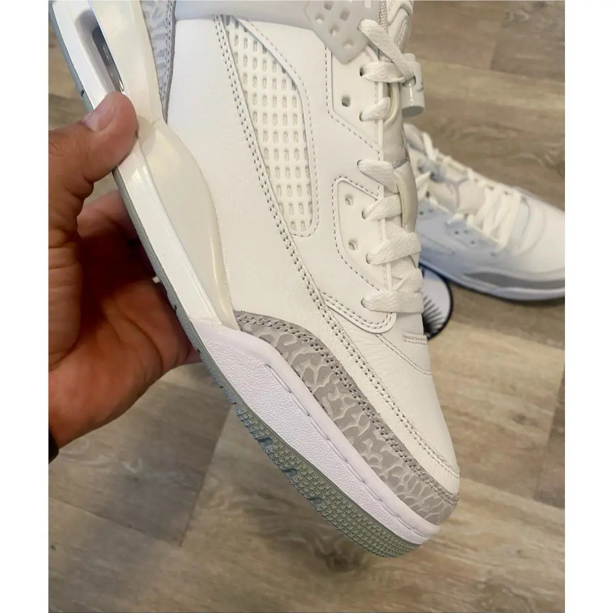 Nike shoes - Air Jordan Spizike - Air Spizike - HQ3602-121 - Summit White/Photon Duat/Phantom/Metallic Silver (UPC: 197601907507) 7