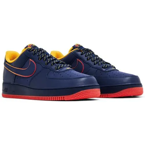 Nike Air Force One Retro Sneakers Lettering Edition Classic Trainers Size 6.5UK - Multicolor