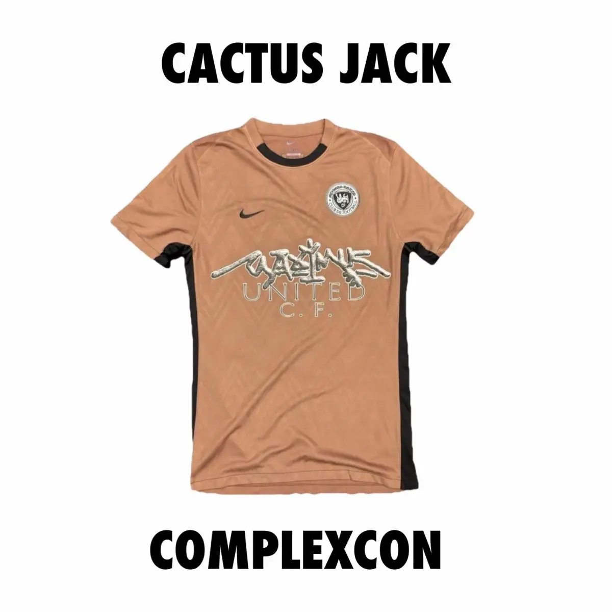 Travis Scott X Nike Maximus United C.f. Complex Con Dri Fit Jersey Size Large