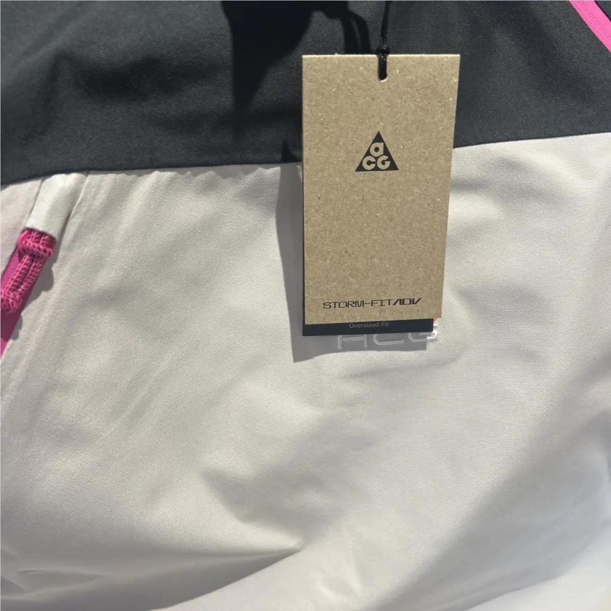 Nike clothing - Nike ACG Chena Vortex Storm-FIT ADV GORE-TEX Jacket - Light Orewood Brown/Anthracite-Summit White (UPC: 197597273884) 2