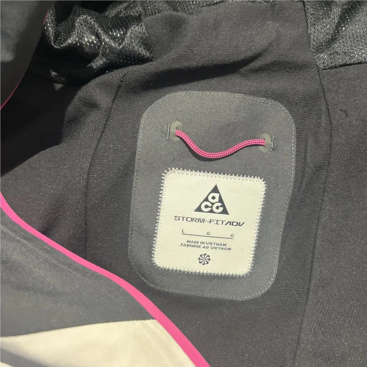 Nike clothing - Nike ACG Chena Vortex Storm-FIT ADV GORE-TEX Jacket - Light Orewood Brown/Anthracite-Summit White (UPC: 197597273884) 5