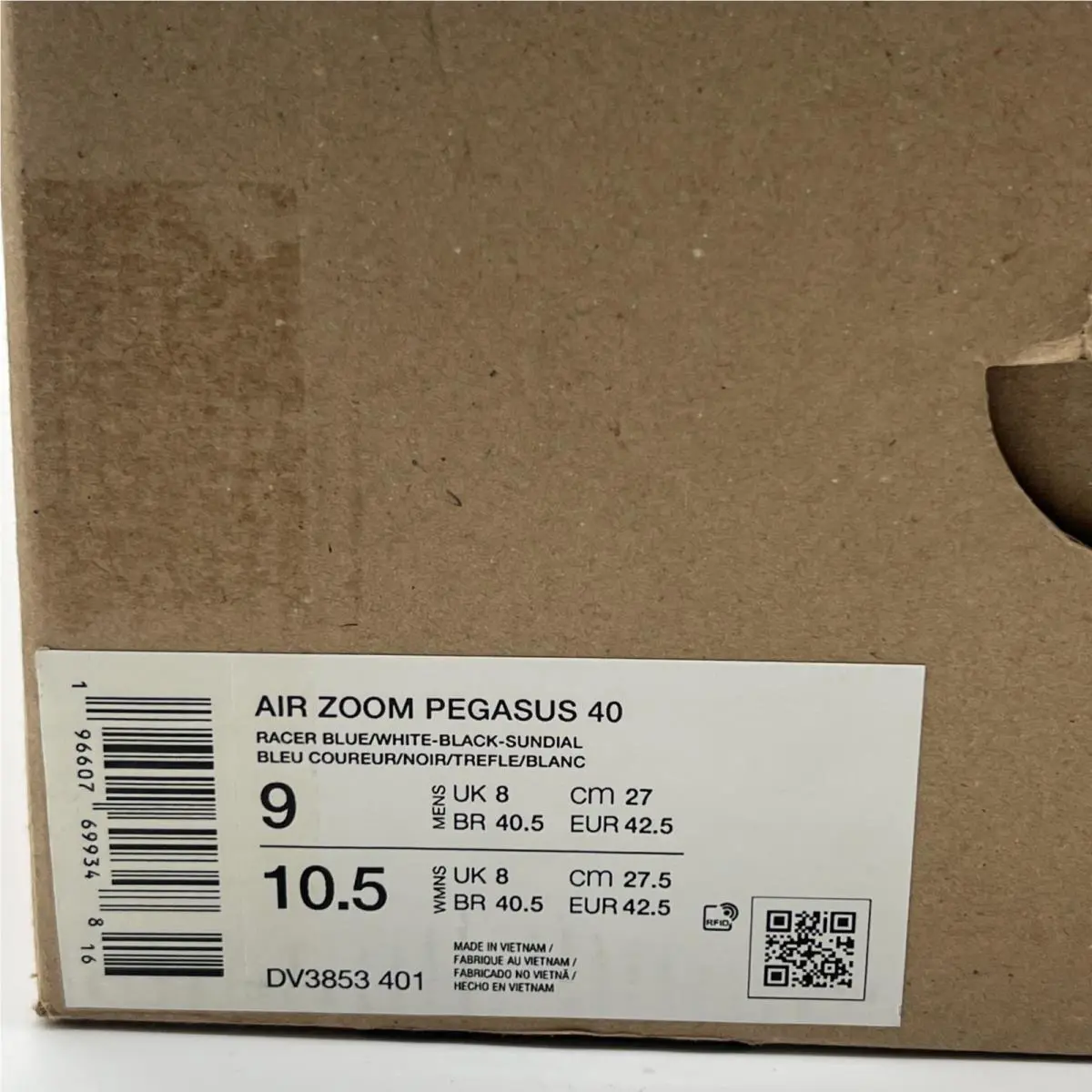 Nike shoes - Nike Air Zoom Pegasus 40 - DV3853-401 - Racer Blue /White/Black/Sundial 5