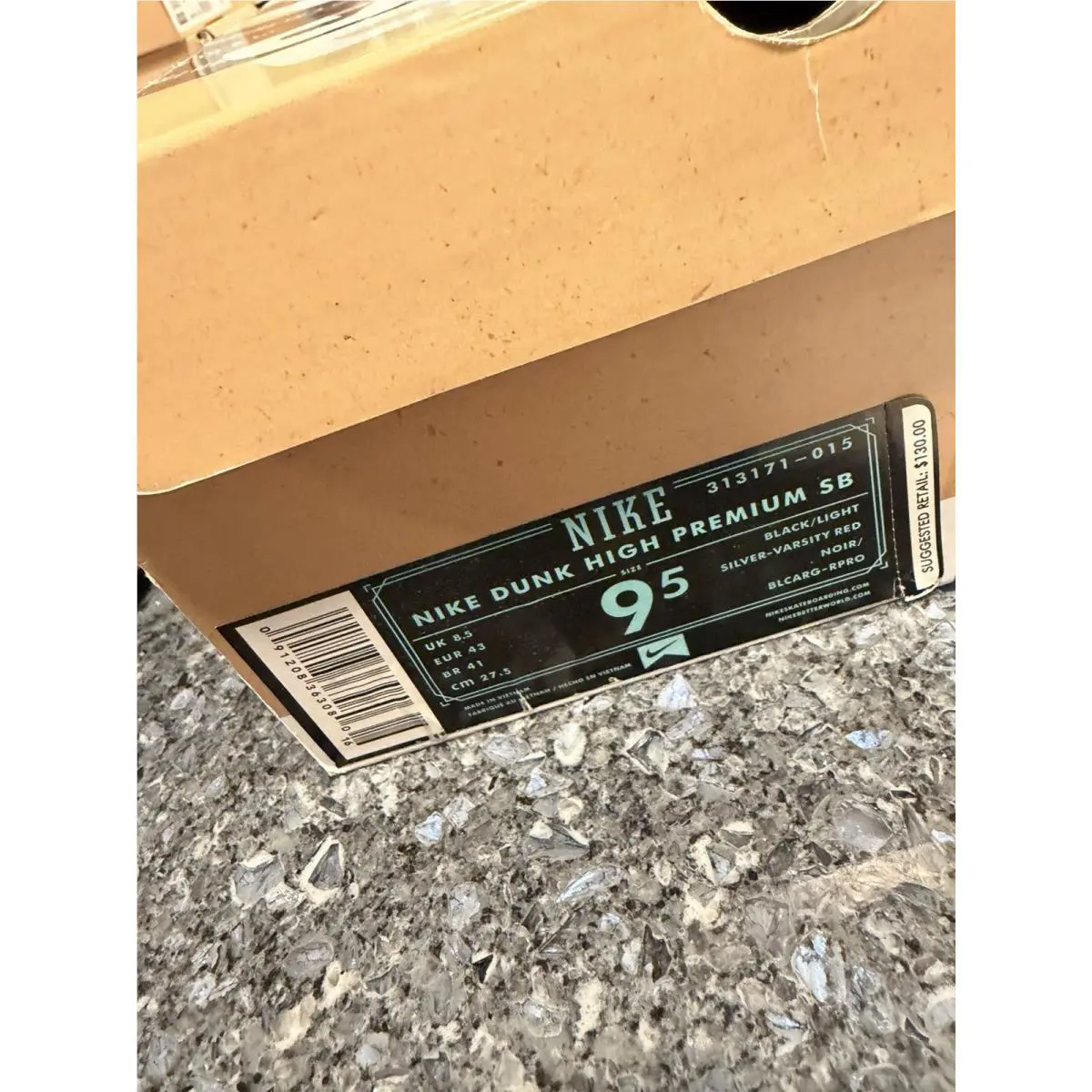 Nike shoes - Nike Sb Dunk High - Dunk High - 313171-015 - Black 6