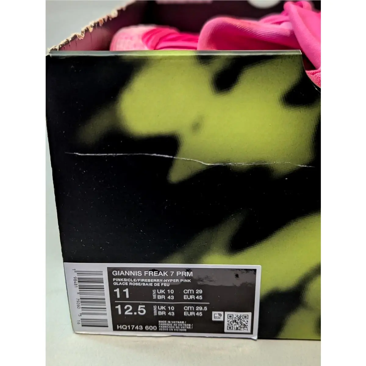 Nike shoes - Nike Giannis Freak 7 - Giannis Freak - HQ1743-600 - Pink (UPC: 198481792603) 3