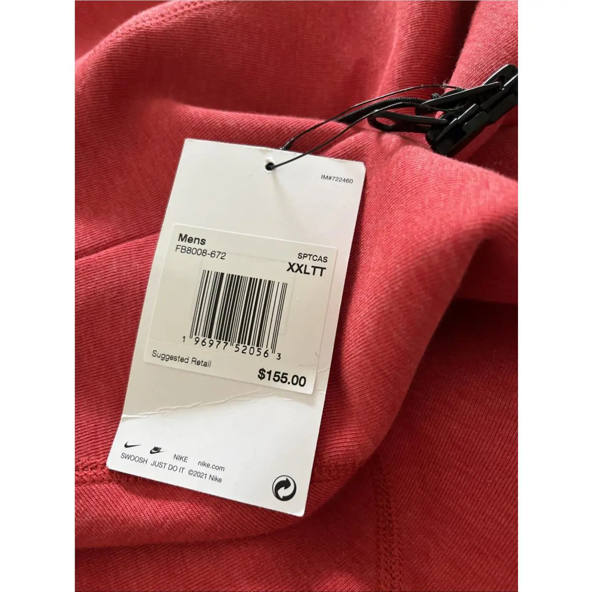 Nike clothing - FB8008672 - FB8008672 - Red (UPC: 0196977520563) 4
