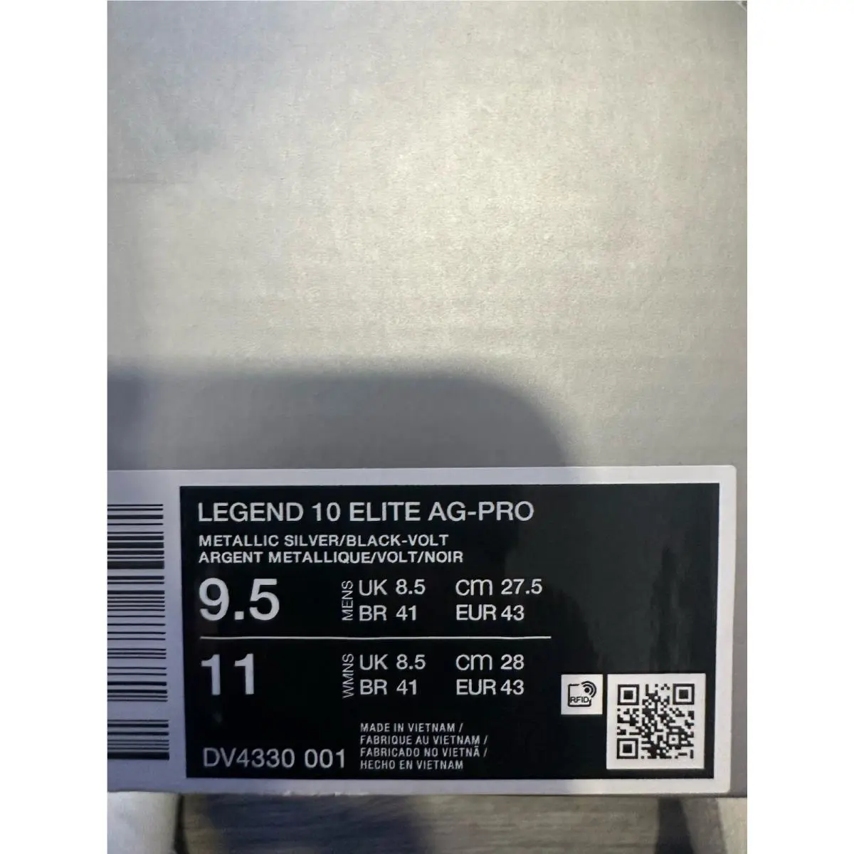 Nike shoes - Nike Tiempo Legend - Tiempo Legend - DV4330-001 - Silver 7