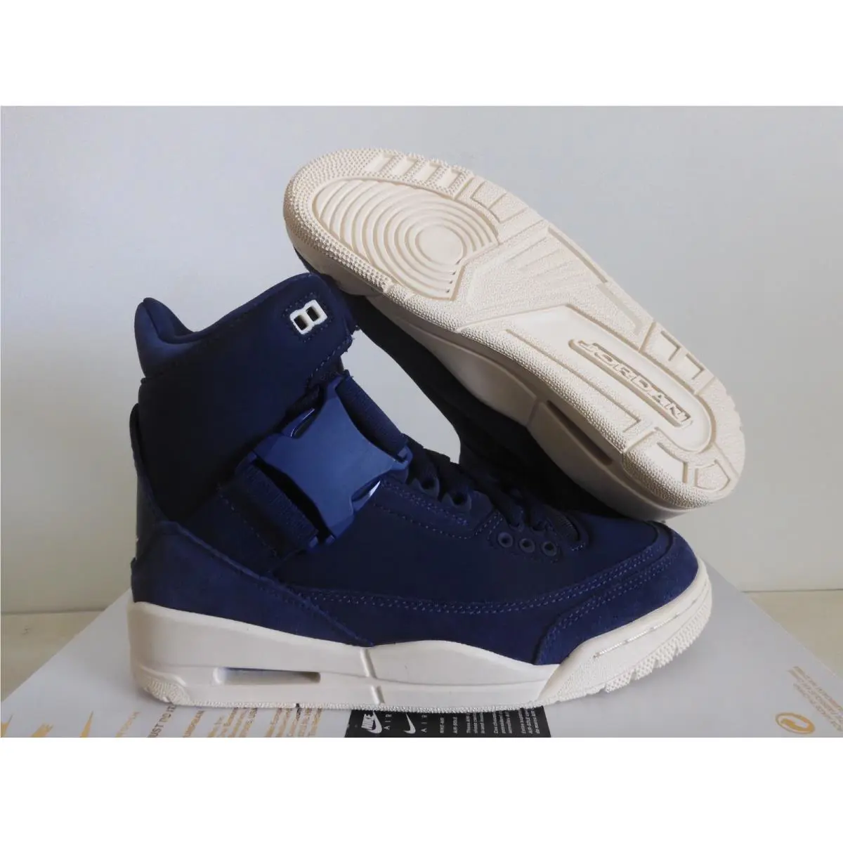 Nike Air Jordan 3 Retro Exp Explorer XX Navy Blue Womens Sz 6.5 BQ0006-401