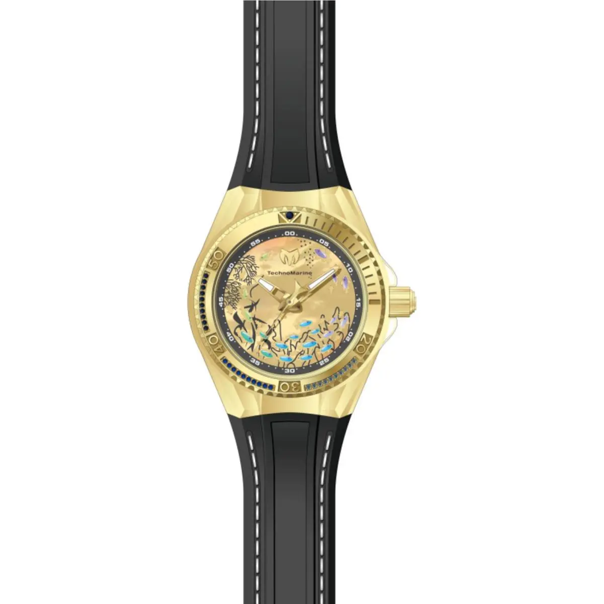 Technomarine Women`s Watch Cruise Dream Gold Tone Mother of Pearl Dial TM-125010 by TechnoMarine