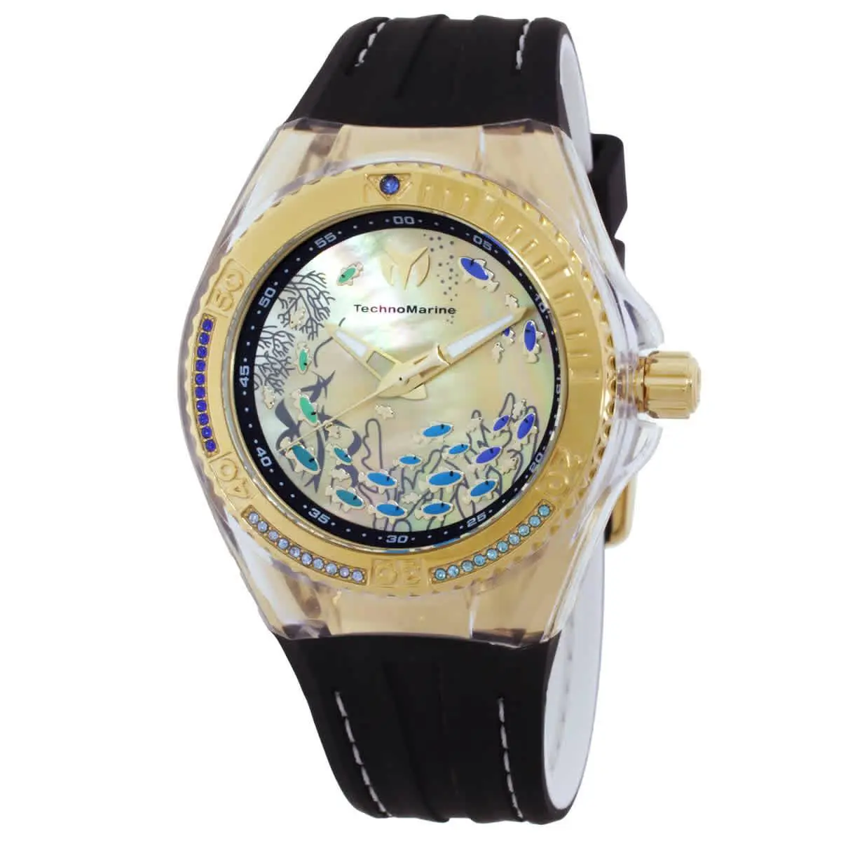 Invicta Technomarine Cruise Dream Black Gold Women’s Watch Ladies Sea TM-125010