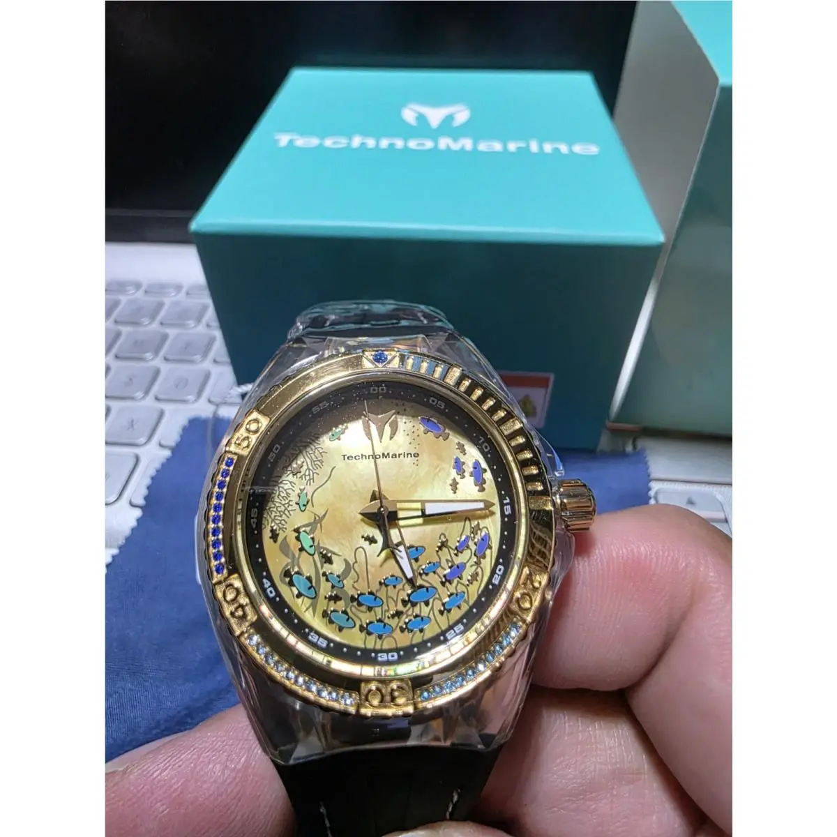 Technomarine Cruise Dream TM-125010 Gold Mother of Pearl Dial 40mm Watch by TechnoMarine