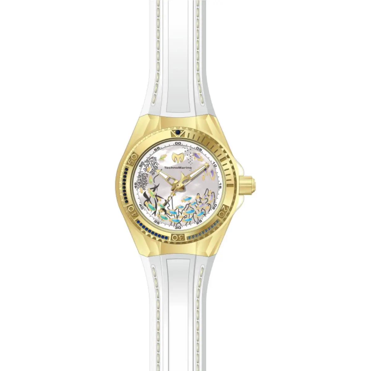 Technomarine Women`s Watch Cruise Dream White Mother of Pearl Dial TM-125009 by TechnoMarine