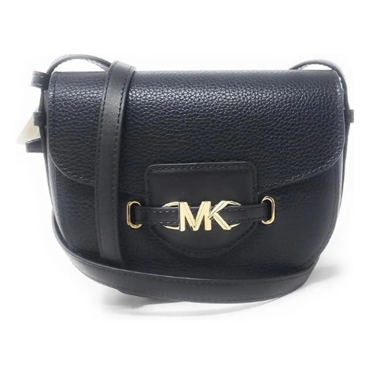 Women`s Reed Small Saddle Crossbody Bag Black by Michael Kors