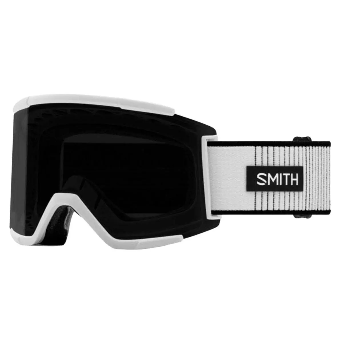 Squad XL Chromapop Snow Goggle w/ Bonus Low Light Lens - M00675 White Fade Out/Sun Black + Storm Blue (3PS994Y) by Smith Optics