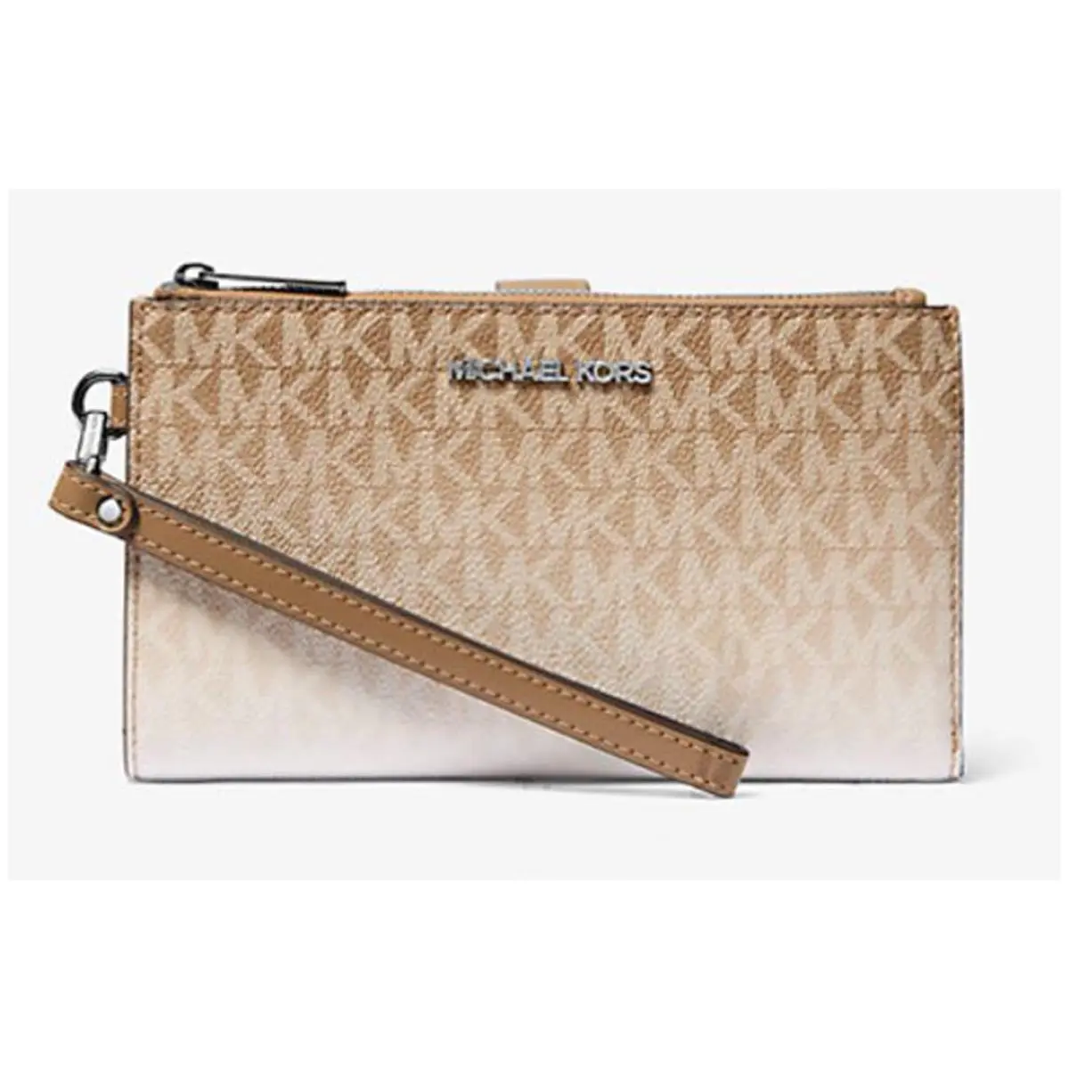 Ombre Signature Logo Wristlet Husk by Michael Kors