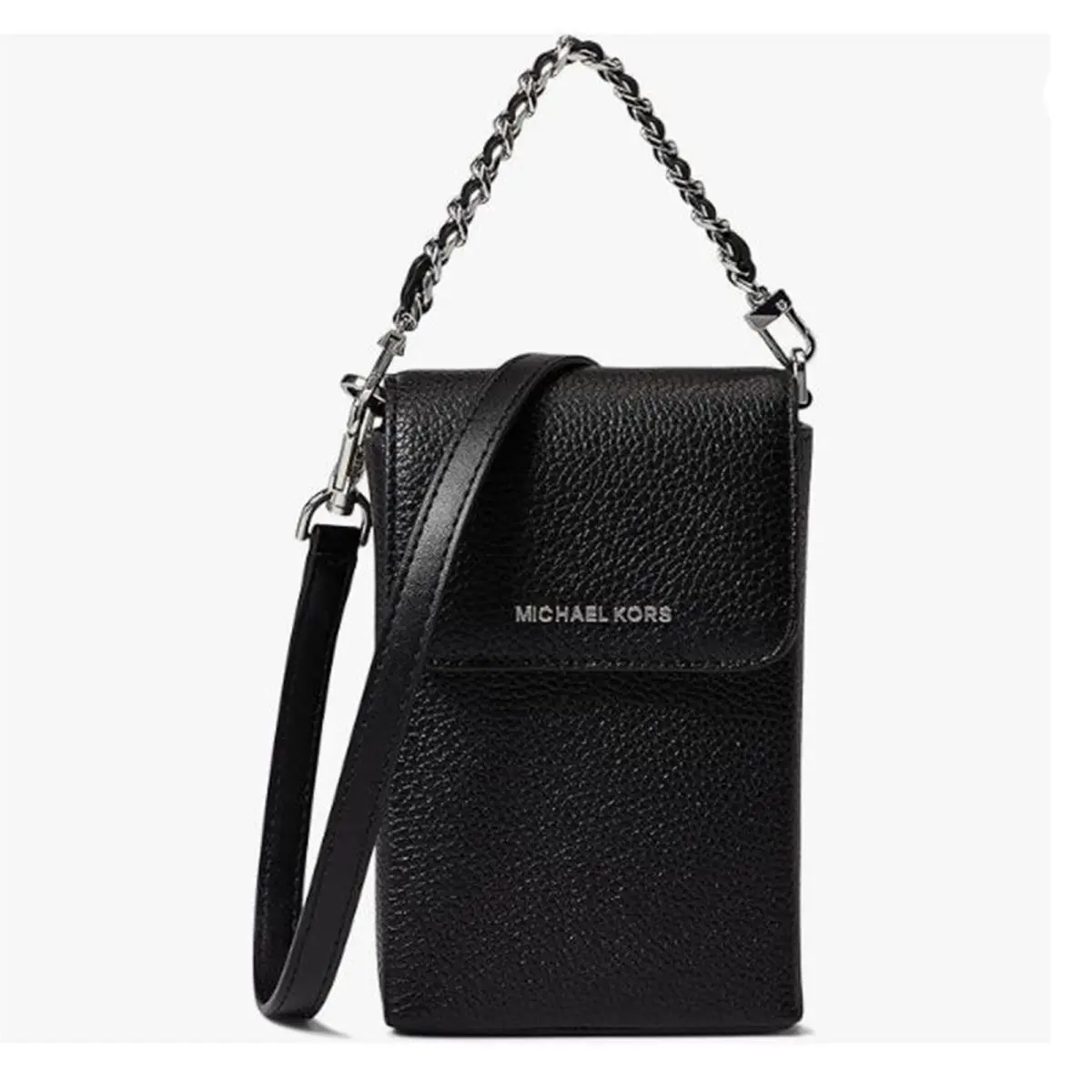 Jet Set Small North/south Chain Top-handle Crossbody Black by Michael Kors