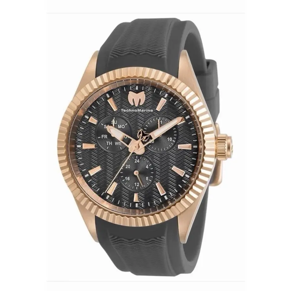 Technomarine Sea Dream Watch 38 mm Rose Gold Charcoal Dial TM-719035 Mens Womens by TechnoMarine