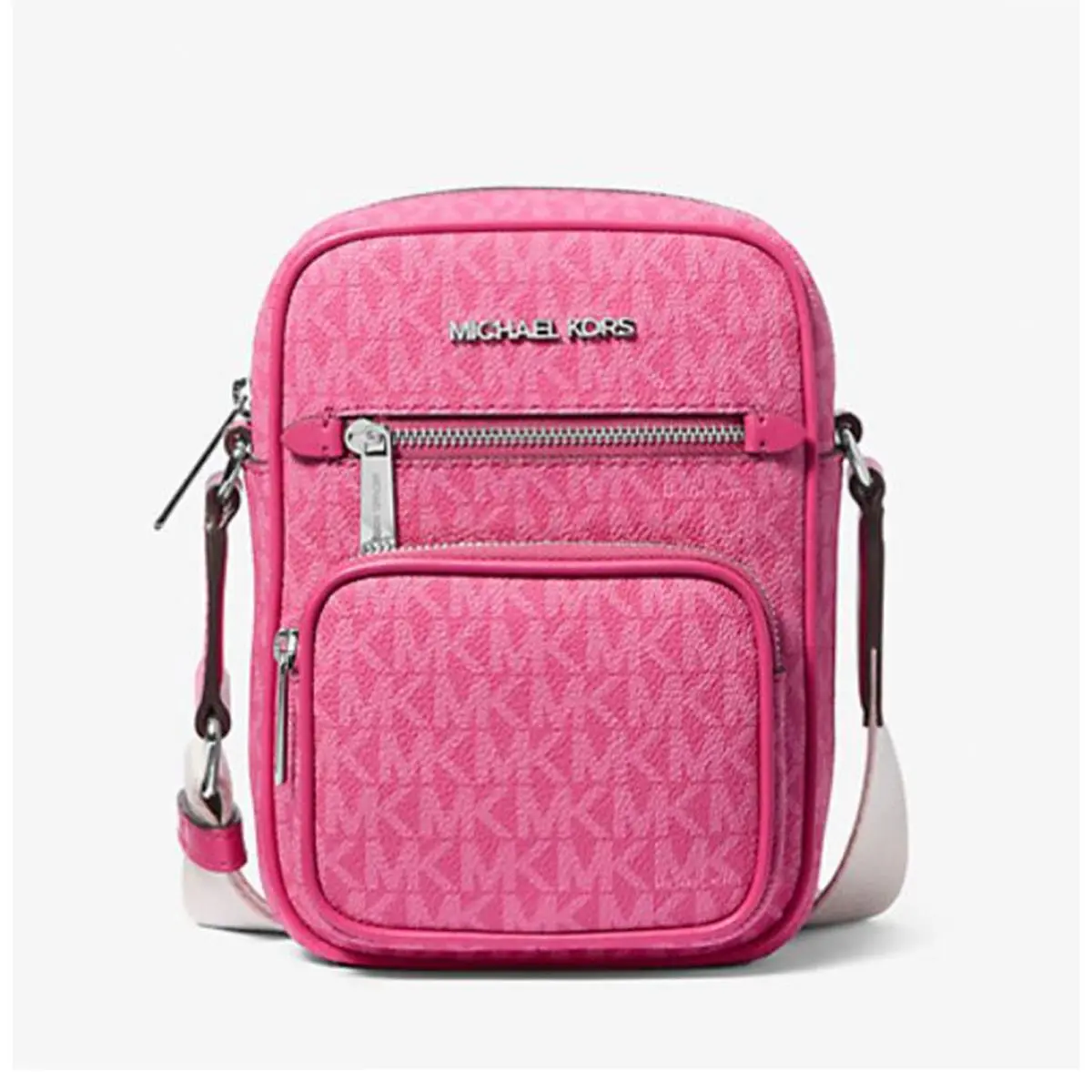 Michael Kors Jet Set Medium Signature Logo Crossbody Bag