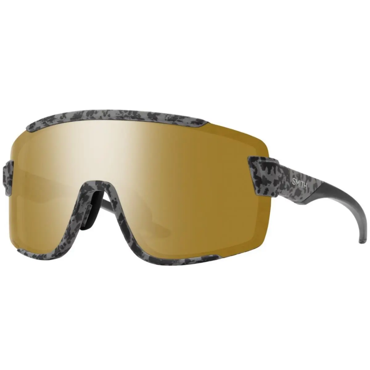Smith Wildcat Sunglasses-matte Grey Marble-cp Polarized Bronze Mirror+clear
