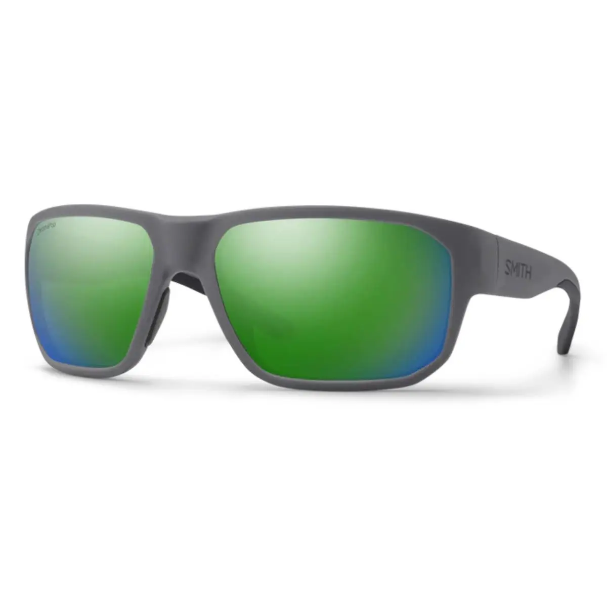 Smith Arvo Sunglasses-matte Cement-chromapop Polarized Green Mirror