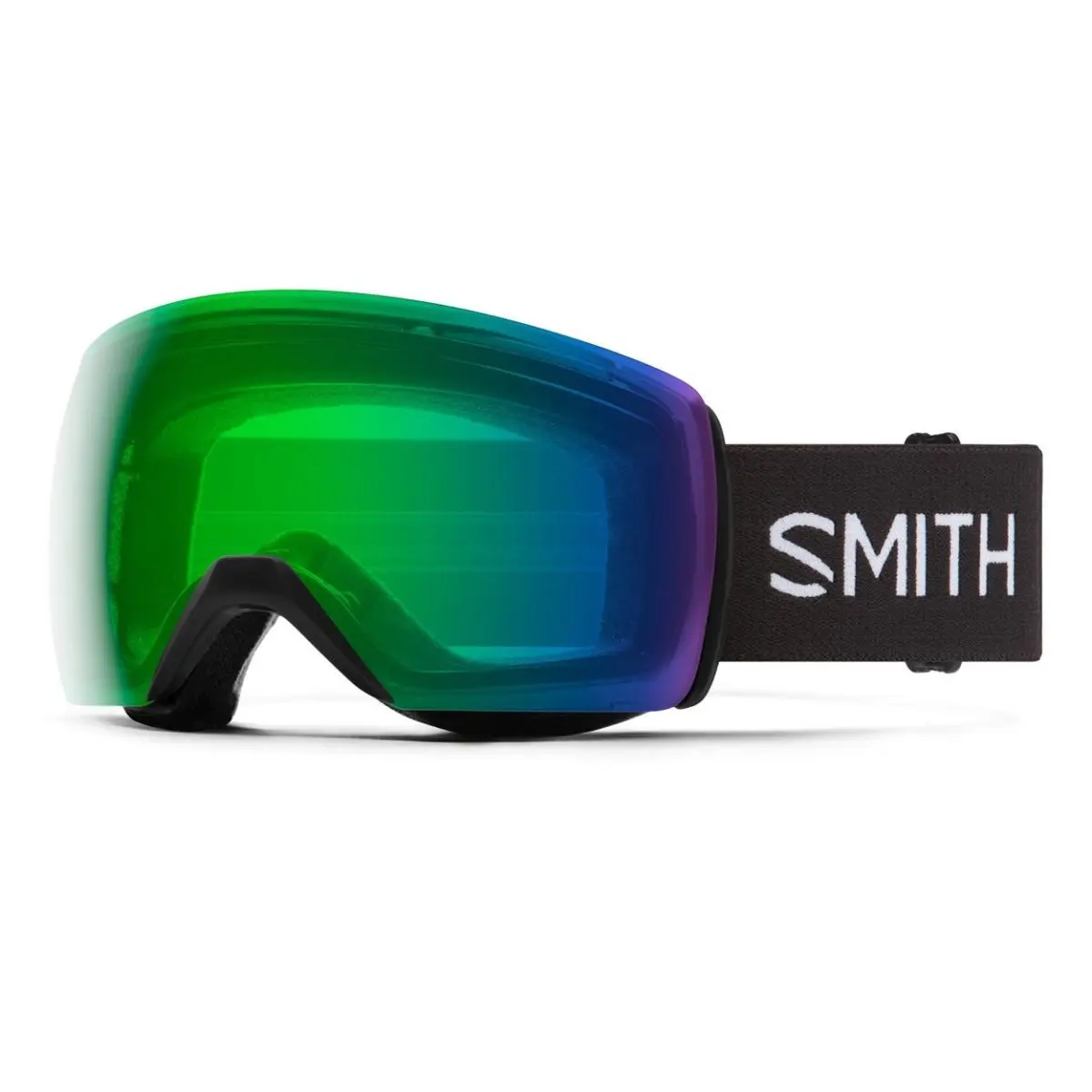 Smith Skyline XL Snow Goggles Black Frame Chromapop Everyday Green Mirror Lens - Frame: Black