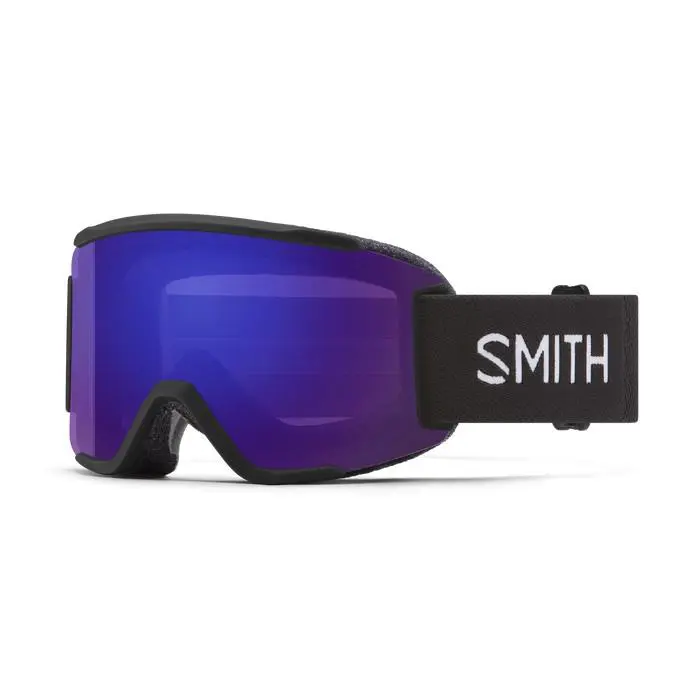 Smith Squad S Goggles - Black - Cp Everyday Violet Mirror