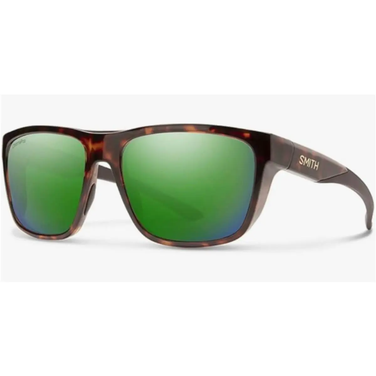 Smith Barra Sunglasses-tortoise-glass Chromapop Green Mirror Polarized