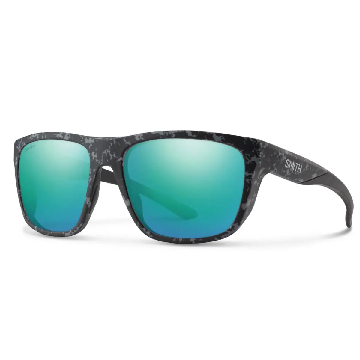 Smith Barra Sunglasses-matte Ash Marble-chromapop Glass Polarized Opal Lens