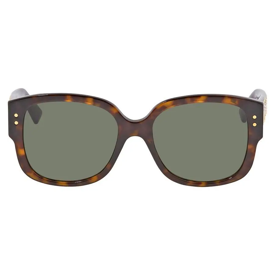 Christian Dior Lady Studs Women`s Sunglasses Made in Italy - Frame: Black, Lens: Black
