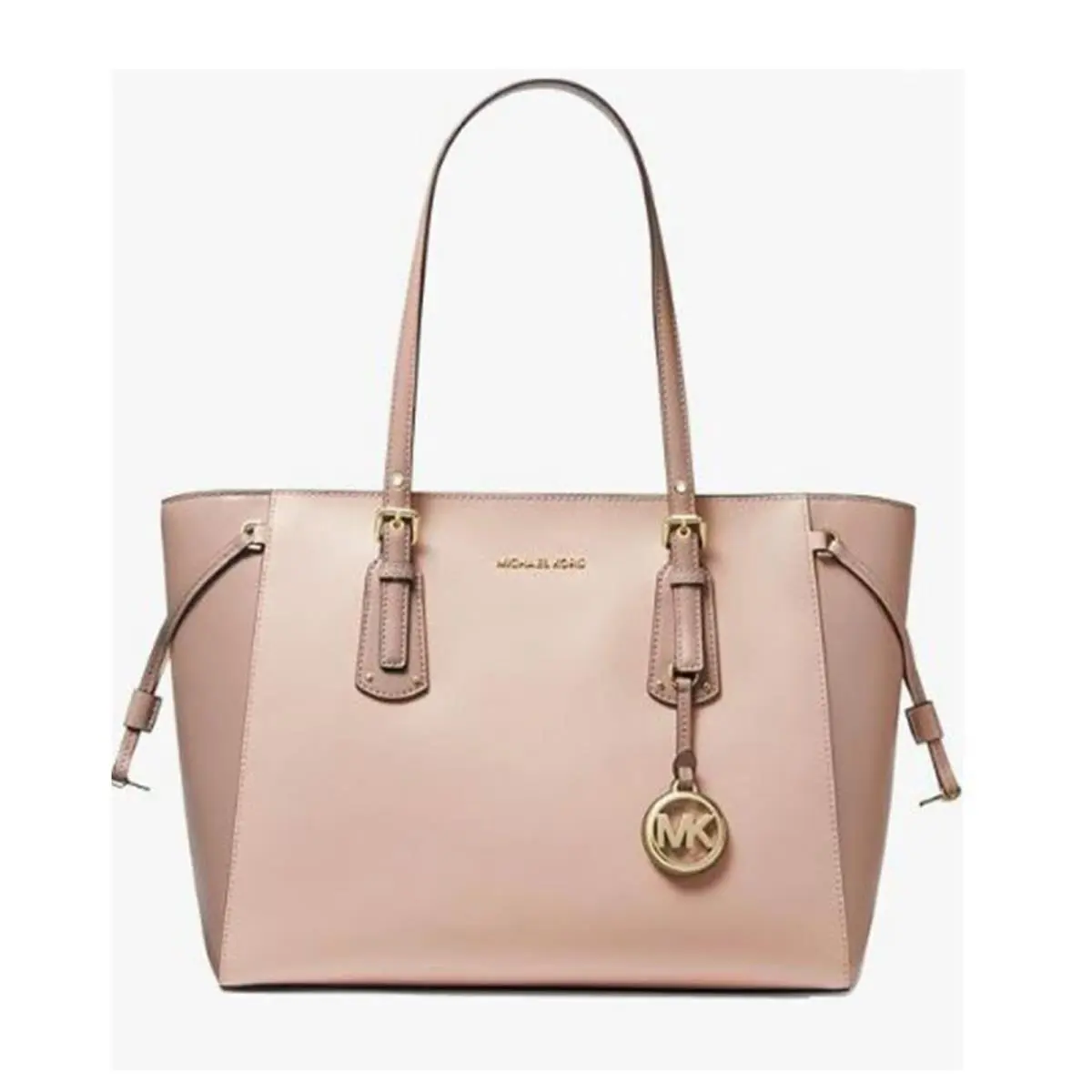 Michael Kors Voyager Medium Top Zip Tote Sftpink/fawn 30H9GV6T2L-SFTPINK/FAWN