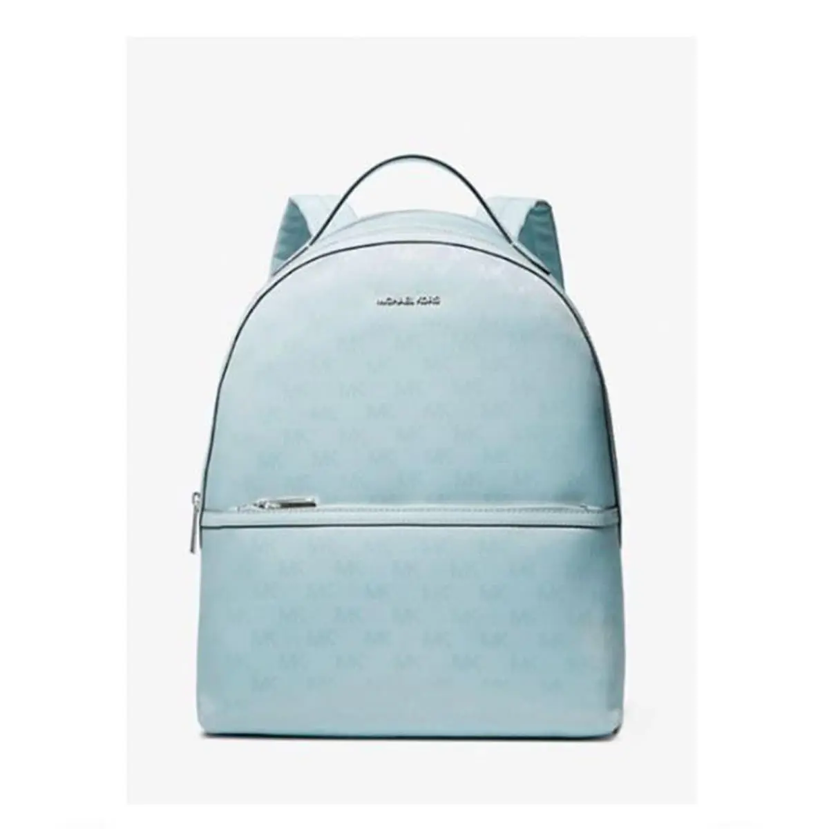 Michael Kors Sheila Large Woven Logo Nylon Backpack 35T4S6HB7C-Vblue