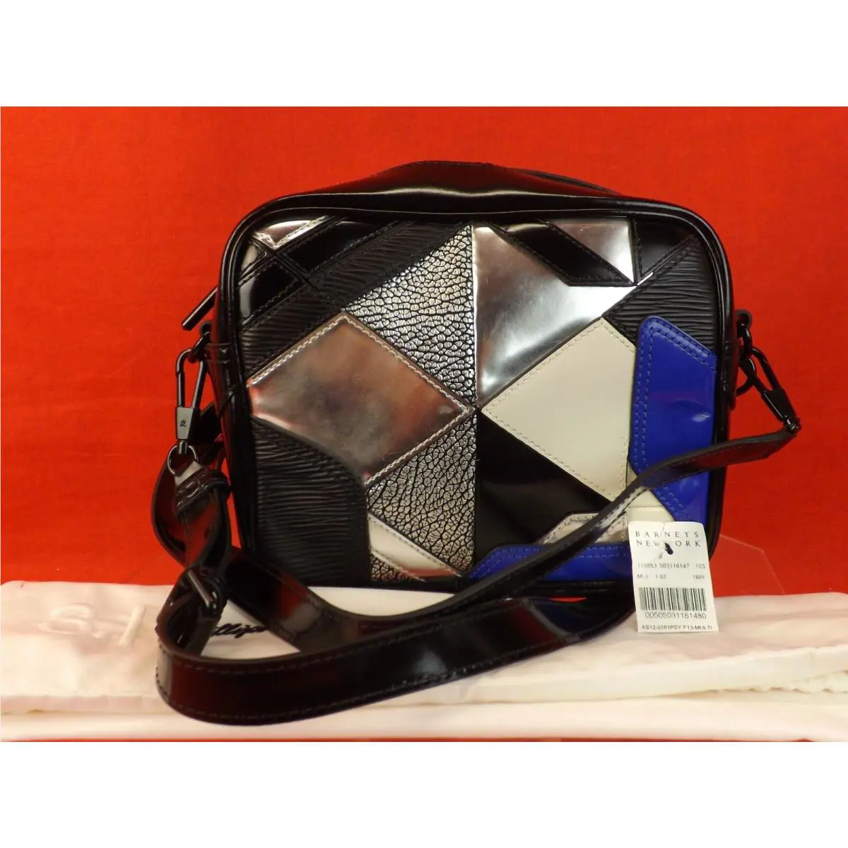 3.1  Axial Patchwork Multi Leather Crossbody Camera Bag by Phillip Lim