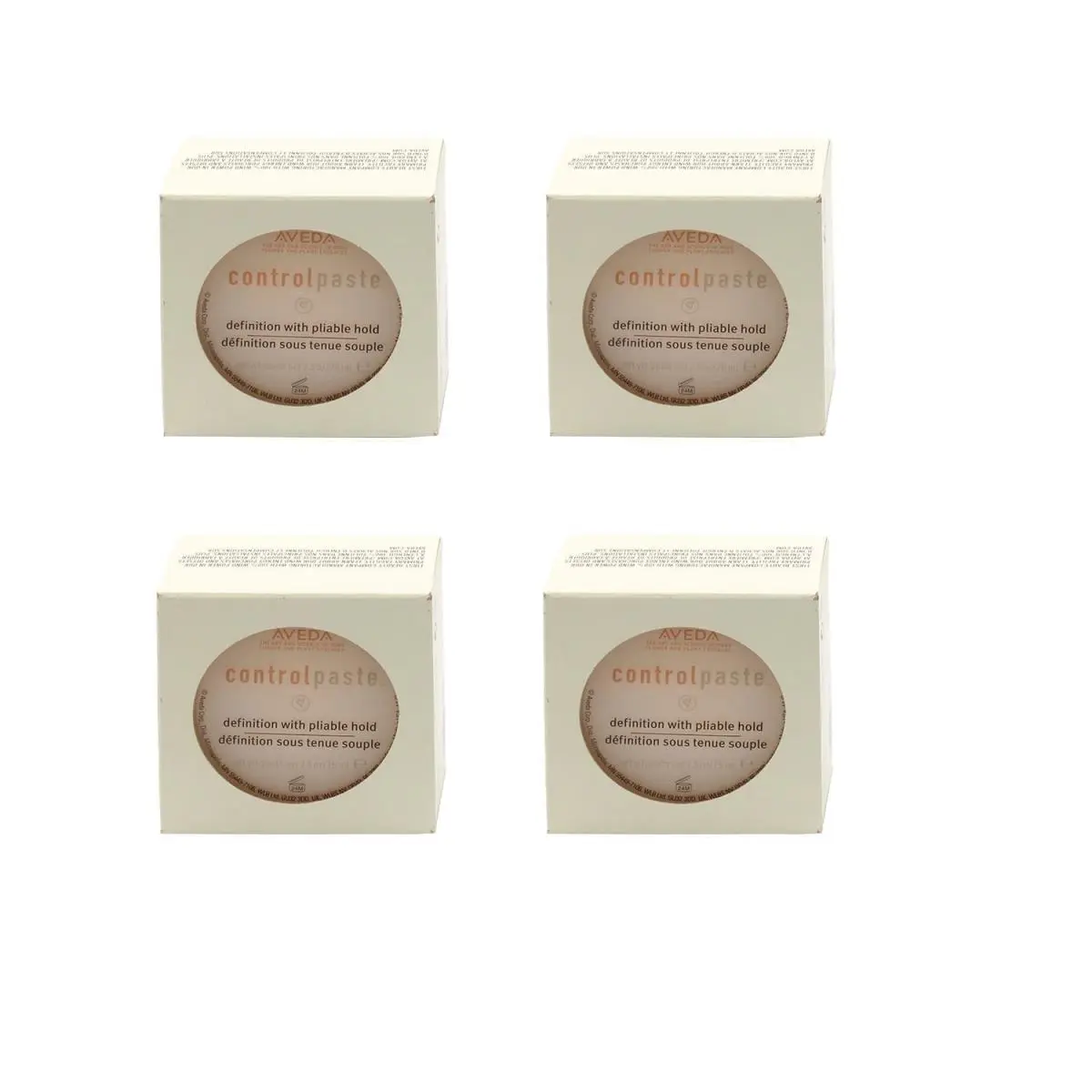Aveda Control Paste Definition with Pliable Hold 2.5 oz Pack of 4