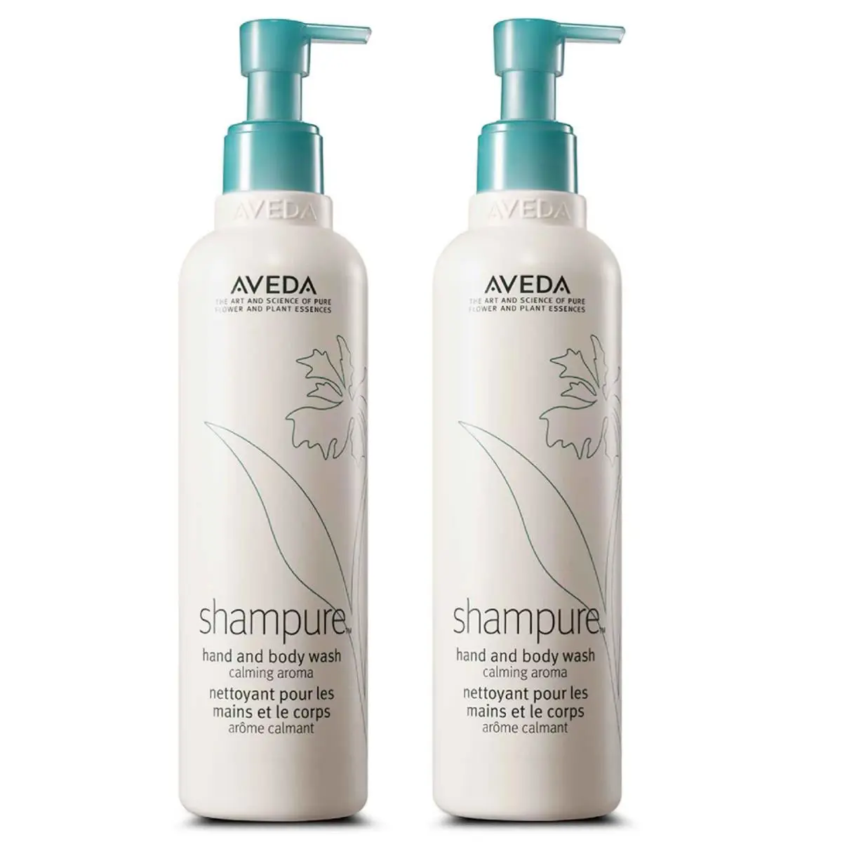 Aveda Lot 2 Shampure Hand Body Wash with Pump 8.5oz Each
