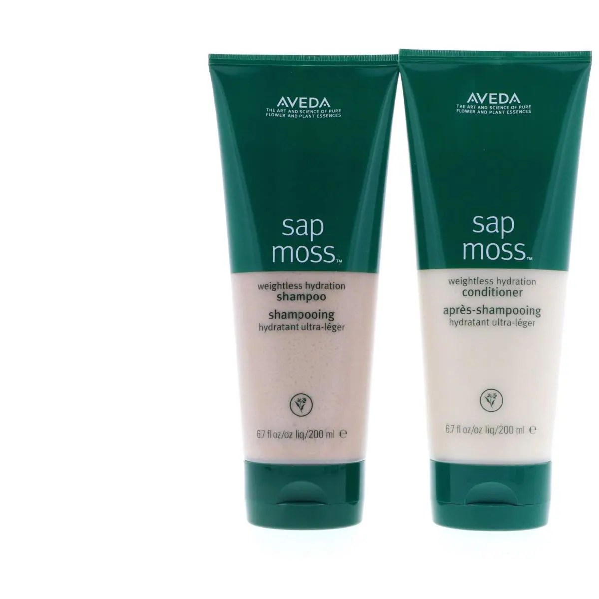 Aveda Sap Moss Weightless Hydration Shampoo Conditioner 6.7 oz Each